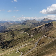 Descente vers le col d