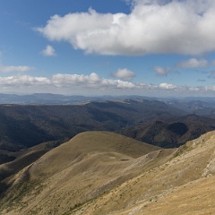 coté Espagnol, au fond le plateau d
