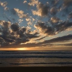 Coucher de soleil à Biscarosse