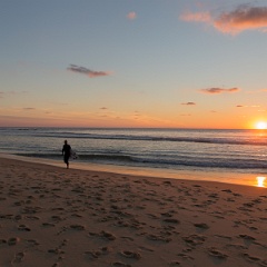 Coucher de soleil à Biscarosse