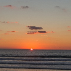 Coucher de soleil à Biscarosse