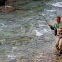 La Souloise qui se jette dans le lac du Sautet