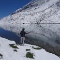 Le 15 juillet sur le lac Foréant, chute de neige improbable...