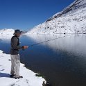 Le 15 juillet sur le lac Foréant, chute de neige improbable...